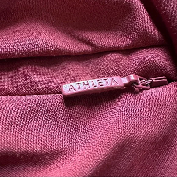 Athleta Brooklyn Ankle Pant Cinnamon Red Travel Lightweight Business Casual Pant - Picture 12 of 14